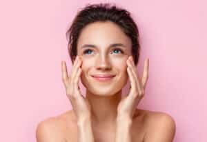 Woman with youthful face from PDO thread lift in Boca Raton, FL
